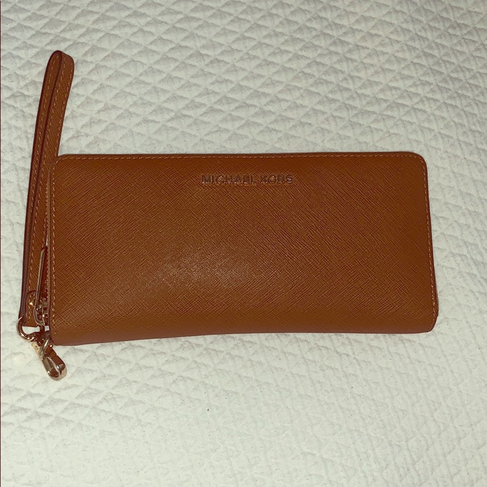 Michael Kors Continental Wallet in Brown
